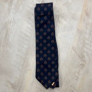 GANT Elegant Navy Blue Patterned Men's Tie